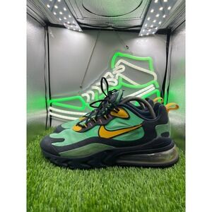 Nike Air Max 270 React Electro Green Yellow‎ Ochre-Obsidian AO4971 300 Shoe 8.5